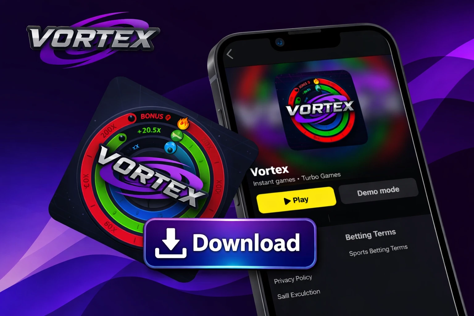 Vortex game app.